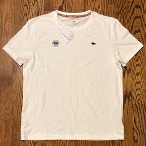 New with Tags Lacoste x Roland Garros Paris T-shirt